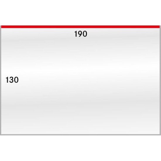 Lindner 885LP Bolsas de cristal protectoras, medidas internas: 190 x 130 mm