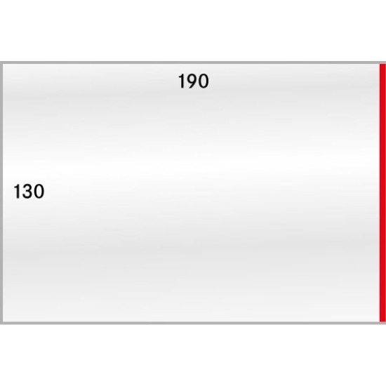 Lindner 885P Bolsas de cristal protectoras, medidas internas: 190 x 130 mm
