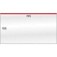 Lindner 886LP Bolsas de cristal protectoras, medidas internas: 195 x 105 mm