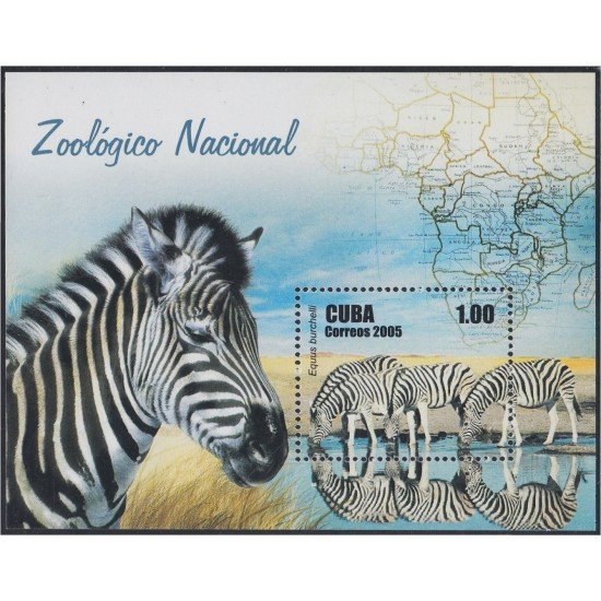 Cuba HB 203 2005 Parque Zoológico Nacional MNH