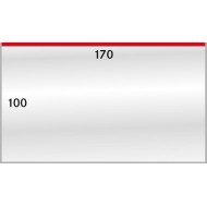 Lindner 883-1LP Bolsas de cristal protectoras, medidas internas: 170 x 100 mm