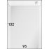 Lindner 708 Sobres de brillantina 95 X 132 + 16 mm pqte de 500