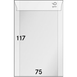 Lindner 705 Sobres de brillantina 75 X 117 + 16 mm pqte de 500