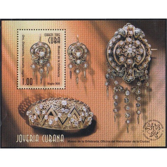 Cuba HB 207 2005 Joyeria Cubana MNH