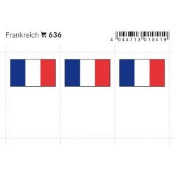Lindner 636 Francia Etiquetas adhesivas 24 x 38 mm pqte 6 Lindner 636 Francia Etiquetas adhesivas 24 x 38 mm pqte 6