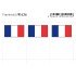 Lindner 636 Francia Etiquetas adhesivas 24 x 38 mm pqte 6 