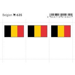 Lindner 635 Bélgica Etiquetas adhesivas 24 x 38 mm pqte 6 Lindner 635 Bélgica Etiquetas adhesivas 24 x 38 mm pqte 6
