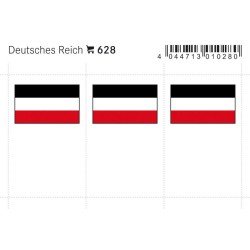 Lindner 628 Alemania Imperio Etiquetas adhesivas 24 x 38 mm pqte 6 Lindner 628 Alemania Imperio Etiquetas adhesivas 24 x 38 mm pqte 6