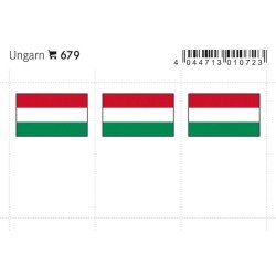 Lindner 679 Hungría Etiquetas adhesivas 24 x 38 mm pqte 6 Lindner 679 Hungría Etiquetas adhesivas 24 x 38 mm pqte 6