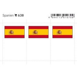 Lindner 638 España Etiquetas adhesivas 24 x 38 mm pqte 6 Lindner 638 España Etiquetas adhesivas 24 x 38 mm pqte 6