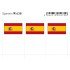 Lindner 638 España Etiquetas adhesivas 24 x 38 mm pqte 6 