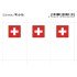 Lindner 646 Suiza Etiquetas adhesivas 24 x 38 mm pqte 6 