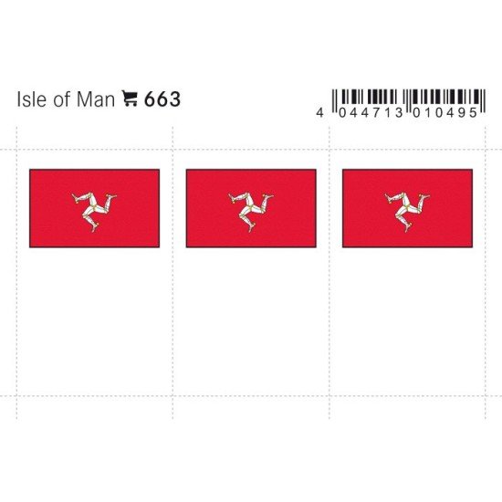 Lindner 663 Man Etiquetas adhesivas 24 x 38 mm pqte 6 
