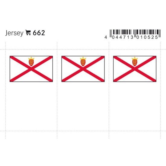 Lindner 662 Jersey Etiquetas adhesivas 24 x 38 mm pqte 6 