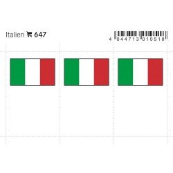 Lindner 647 Italia Etiquetas adhesivas 24 x 38 mm pqte 6 