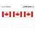 Lindner 658 Canadá Etiquetas adhesivas 24 x 38 mm pqte 6 
