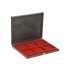Lindner S2491-2806E Estuches carus-1 85 x 85 mm rojo claro