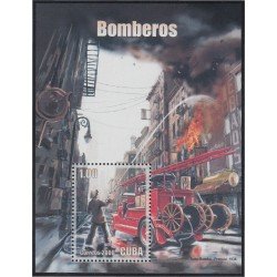 Cuba HB 217 2006 Coches de Bomberos MNH Cuba HB 217 2006 Coches de Bomberos MNH