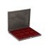 Lindner S2491- 2862E Estuches carus-1 66 x 66 mm rojo oscuro