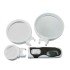 Lindner S7133 Lupa con iluminación LED con 3 accesorios de lentes 