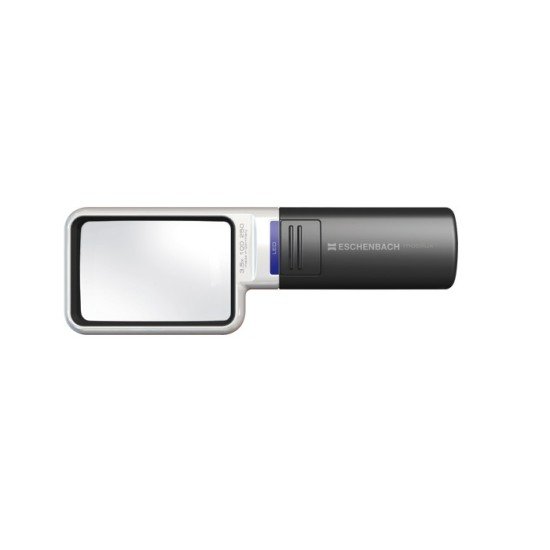 Lindner 7126 Lupa de bolsillo iluminada Eschenbach Mobilux con LED - 4x 