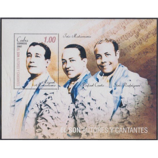 Cuba HB 225 2007 Música El Son Autores y Cantantes MNH Cuba HB 225 2007 Música El Son Autores y Cantantes MNH