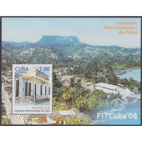 Cuba HB 237 2008 Turismo. Ciudades Cubanas MNH Cuba HB 237 2008 Turismo. Ciudades Cubanas MNH