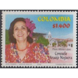 Colombia 1176 2002 1° Año de la Muerte de Consuelo Araujo Noguera MNH