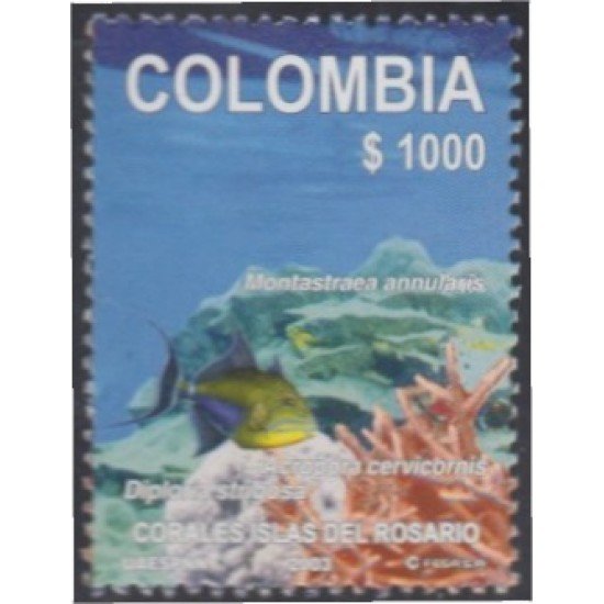 Colombia 1198 2003 Fauna Marina. Corales de las Islas Rosario MNH Colombia 1198 2003 Fauna Marina. Corales de las Islas Rosario MNH