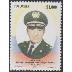 Colombia 1241 2003 Fuerzas armadas. Homenaje al General Ramon Arturo Rincon Quinones MNH