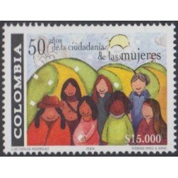 Colombia 1305 2004 50 Años de la Ciudadanía de la Mujer Colombiana MNH