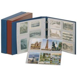Lindner 3008-B Carpeta de anillas STANDARD XL con funda azul Lindner 3008-B Carpeta de anillas STANDARD XL con funda azul