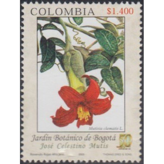 Colombia 1338 2005 Flora. 50 Años del Jardín Botánico Jose Celestino Mutis MNH Colombia 1338 2005 Flora. 50 Años del Jardín Botánico Jose Celestino Mutis MNH