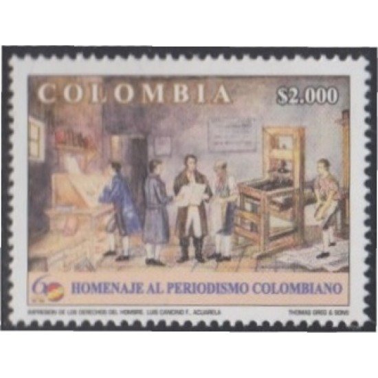 Colombia 1361 2006 60 Años del Diario Colombiano MNH