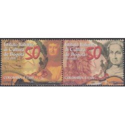 Colombia 1362/1363 2006 500 Años del Instituto Italiano de la Cultura MNH