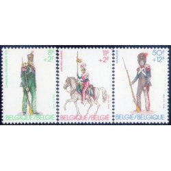 Bélgica 2108/10 1983 Uniformes militares MNH