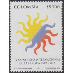 Colombia 1414 2007 IV Congreso Internacional de Lengua Española MNH