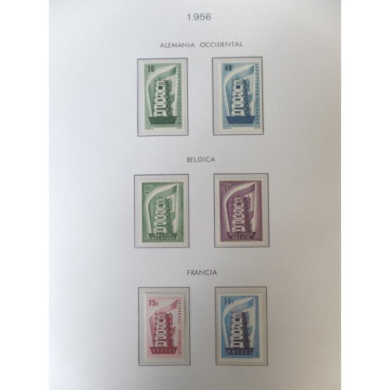 Colección Collection Tema Europa 1956 - 1981 MNH