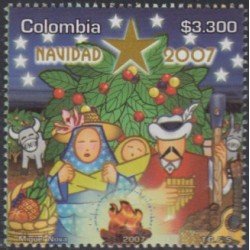 Colombia 1417 2007 Navidad MNH