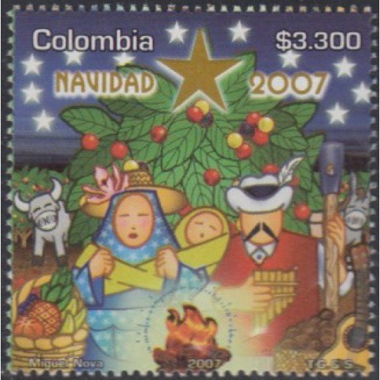 Colombia 1417 2007 Navidad MNH Colombia 1417 2007 Navidad MNH