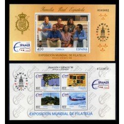 España Spain Emisión Conjunta 1996 Espamer 96 España - Chile Familia Real Española Exposición Mundial de Filatelia