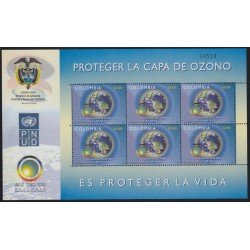 Colombia MP 1340a 2005 Día Mundial de la protección de la Capa za Ozono MNH