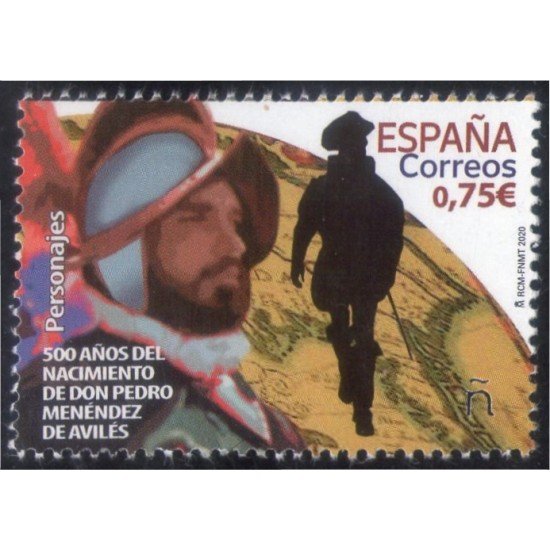 España Spain 5382 2020 Don Pedro Menéndez de Avilés MNH España Spain 5382 2020 Don Pedro Menéndez de Avilés MNH