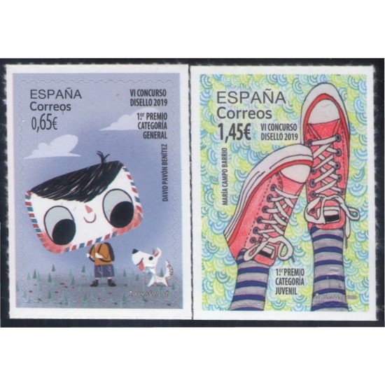 España Spain 5380/81 2020 V Concurso Disello MNH España Spain 5380/81 2020 V Concurso Disello MNH