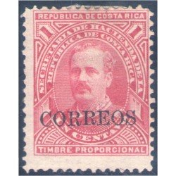Costa Rica 29 1889 Presidente Prospero Fernández MH