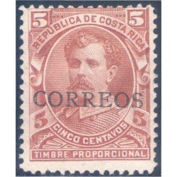 Costa Rica 30 1889 Presidente Bernardo Soto MNH