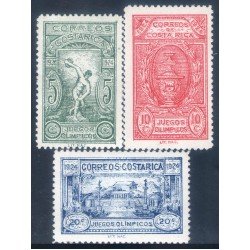 Costa Rica 133/35 1924 Juegos Olímpicos Centroamericanos de San José MH 