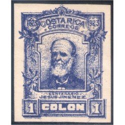 Costa Rica 115a 1923 Jesús Jiménez MH sin dentar 