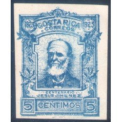 Costa Rica 113a 1923 Jesús Jiménez MH sin dentar 
