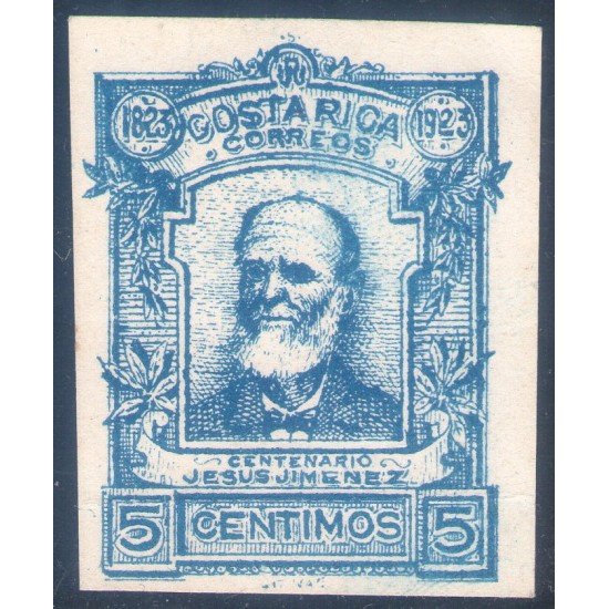 Costa Rica 113a 1923 Jesús Jiménez MH sin dentar 